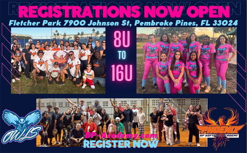 2026 Spring Girls Softball Rec Registrations Has Opened